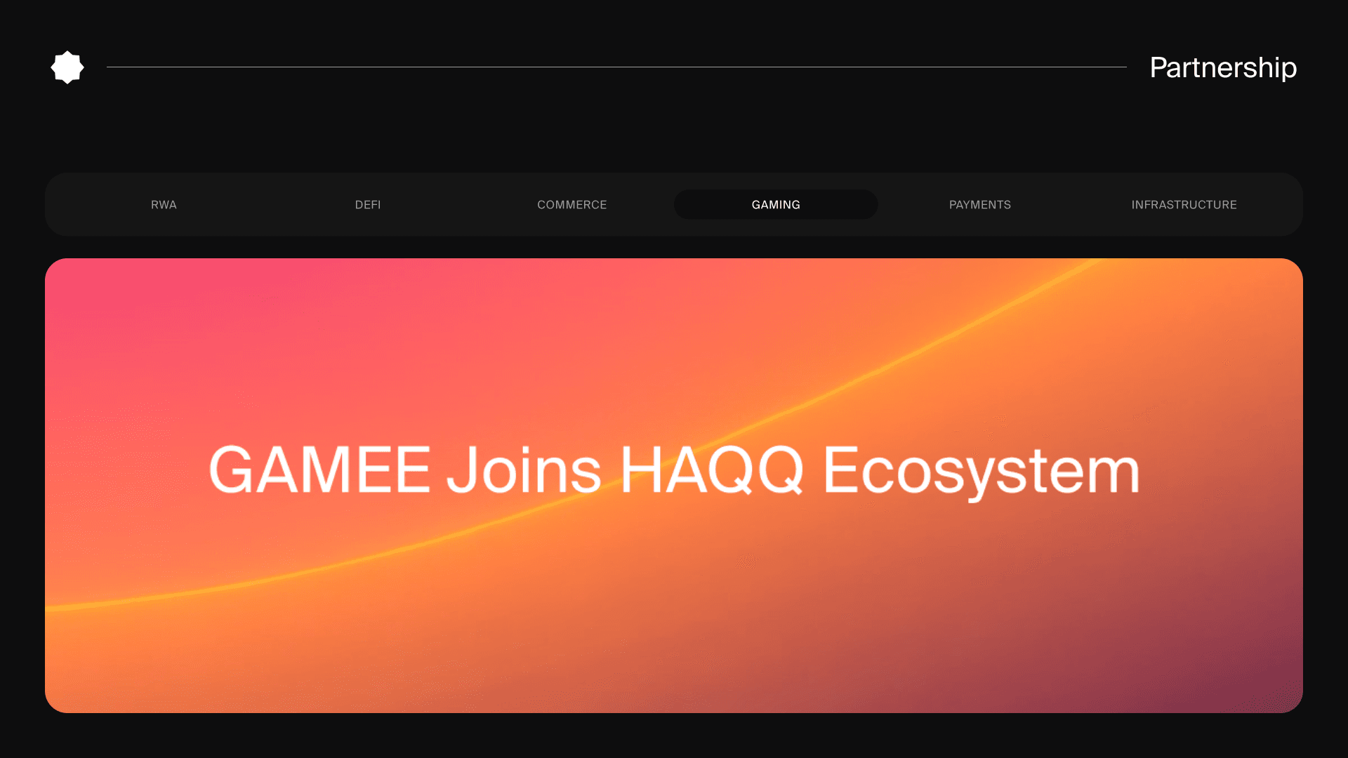 GAMEE Joins HAQQ Ecosystem