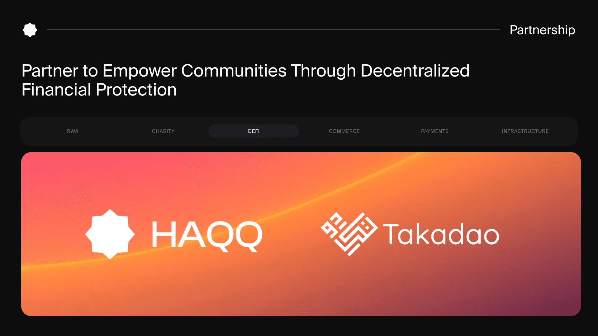 HAQQ and Takadao Partner to Empower Communities Through Decentralized Financial Protection