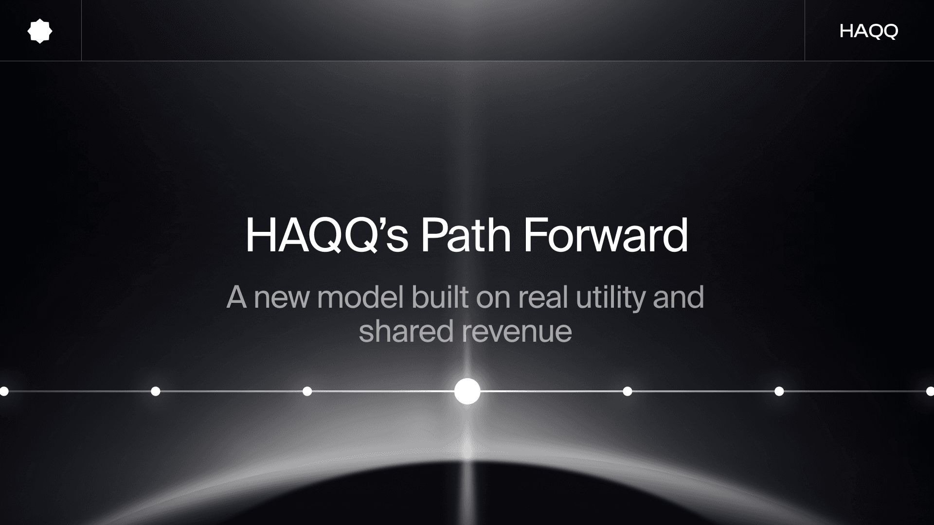HAQQ’s path forward: a new model built on real utility and shared revenue.